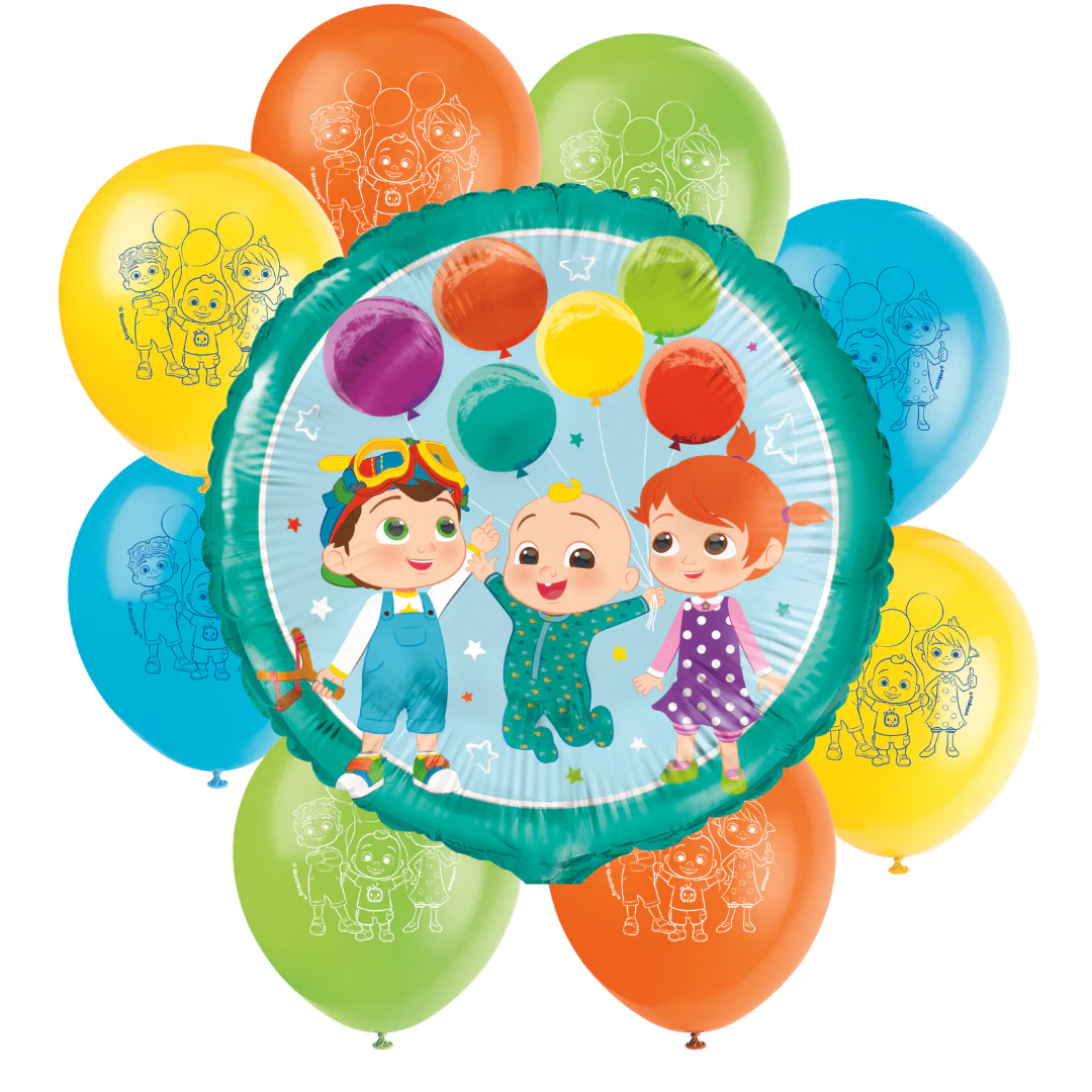 CocoMelon Party Supplies Bundle: Effortless Fun for Unforgettable Birthdays!