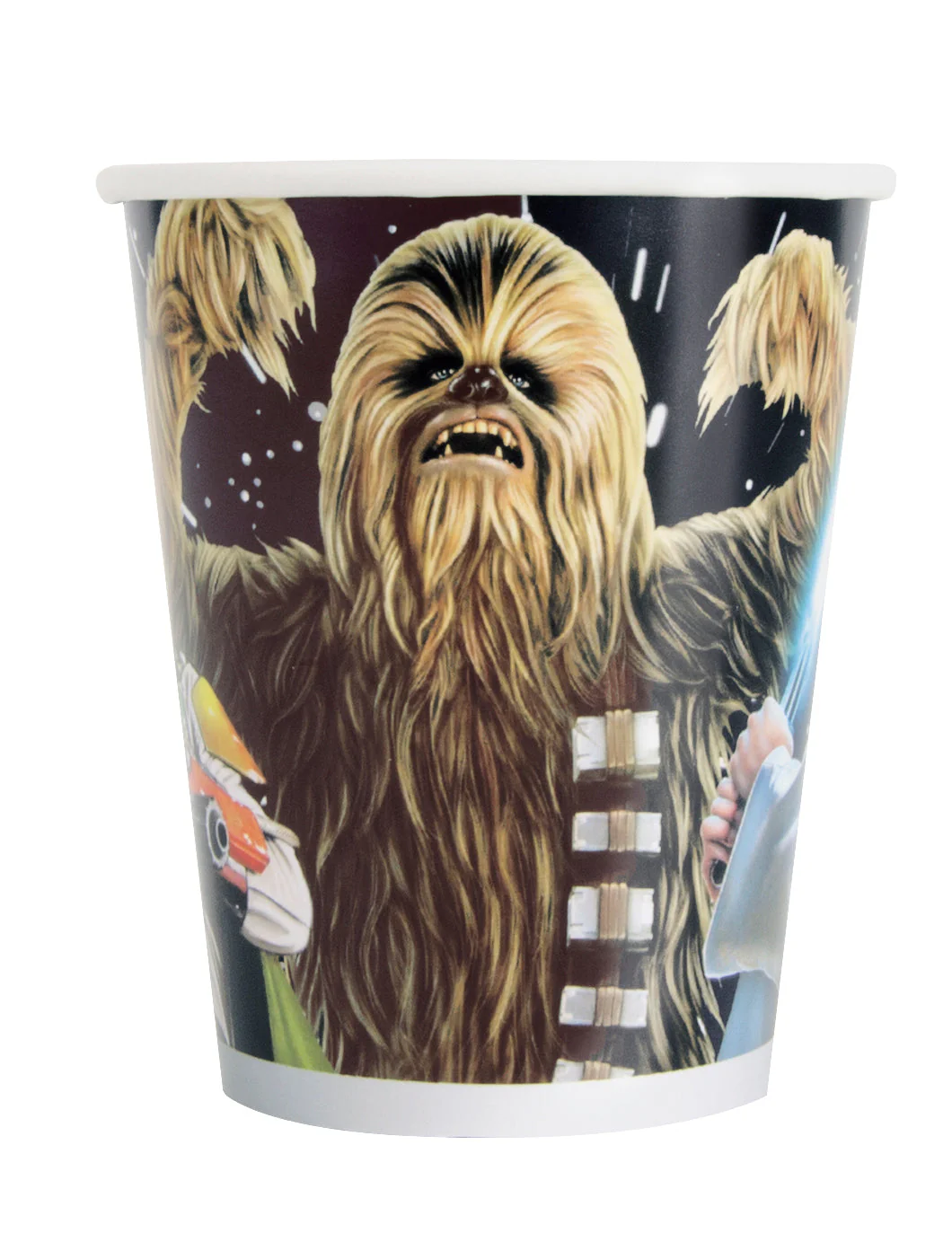 Classic Star Wars Themed Paper Cups - Easy Setup, Party Perfect, Pack of 8